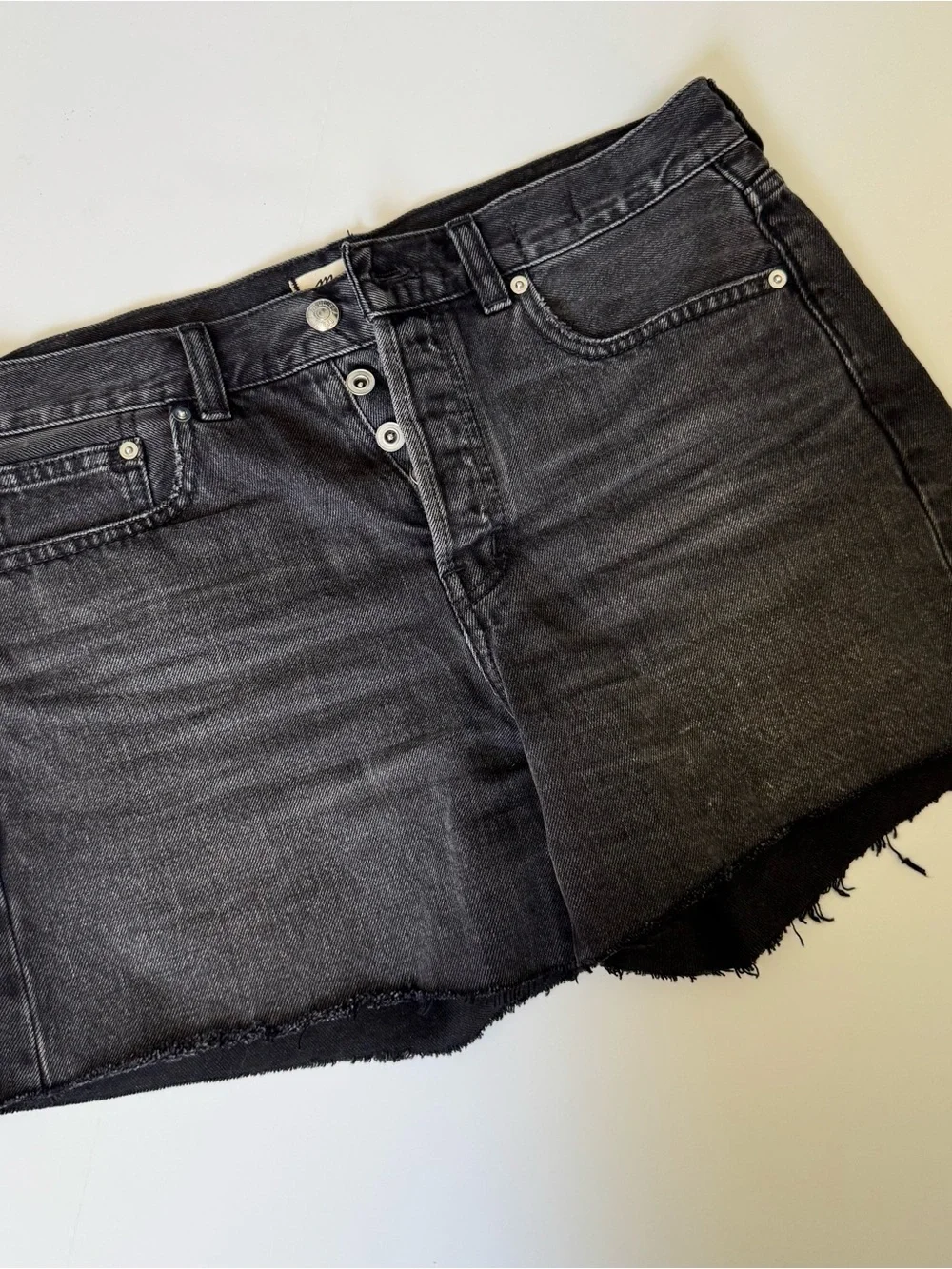 Madewell The Brynn Long Short- Charcoal